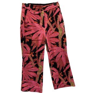 J Crew Cropped Chino Pants size 4 Tropical Pink Kickout Coastal Cruise Vacation